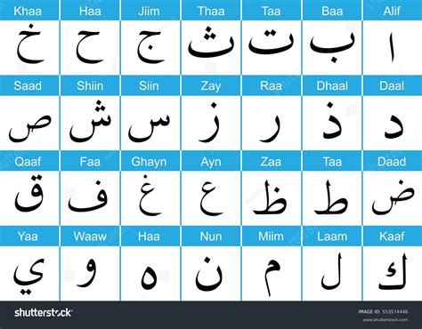 Arabic Alphabet Chart Language Chart White 59 Off