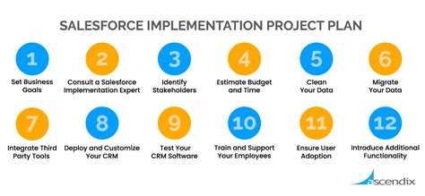 Salesforce Implementation Project Plan Steps Salesforce Crm Software Crm