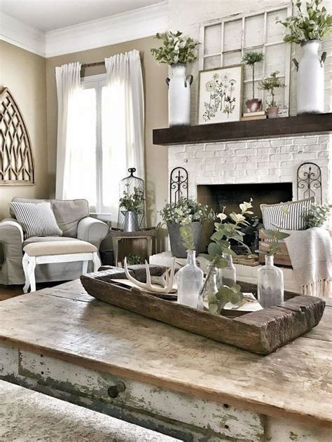 30 Lovely Rustic Farmhouse Living Room Design Ideas Page 17 Of 30