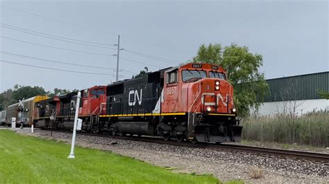 Quick Clip Cn Mixed Freight On The Mt Clemens Subdivision 72321