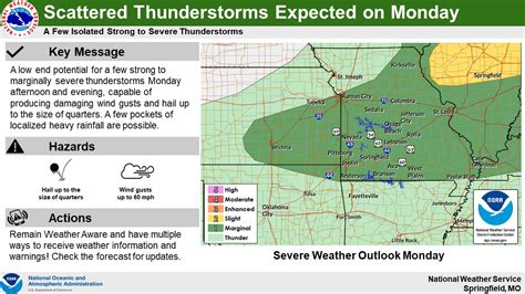 Nws Springfield On Twitter A Few Strong To Marginally Severe Storms