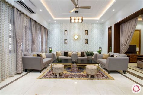 Indian Living Room Designed By Best Interior Designer In Noida Indian