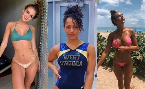 Wvu Gymnast Erica Fontaine Posts Eye Popping Bikini Photo With Two Of