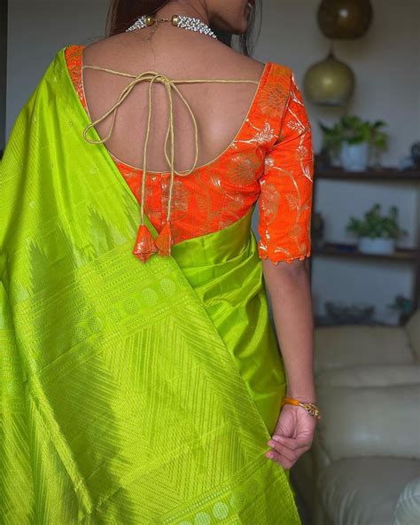 40 Silk Saree Blouse Designs Simple And Trendy Blouse Designs For Silk Saree 2021