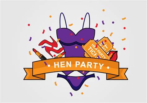 Hen Party Poster 126175 Vector Art At Vecteezy