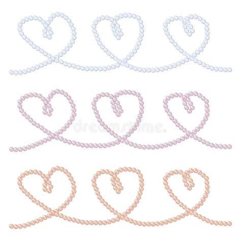 Pink Pearl String Stock Illustrations 178 Pink Pearl String Stock