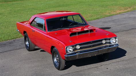 1968 Dodge Hemi Dart Cars Coupe Red Wallpapers Hd Desktop And