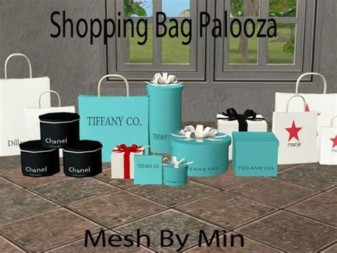 Shopping Bag Palooza Sims Sims 4 Sims 2