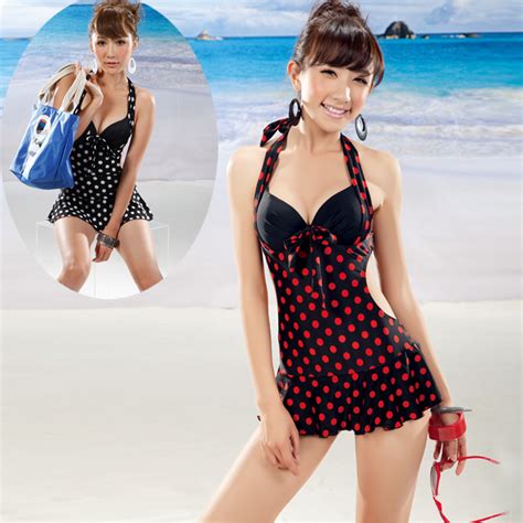 Sanqi Swimwear Female Korean Cover Belly Slim Sexy One Piece Dress Conservative Hot Spring