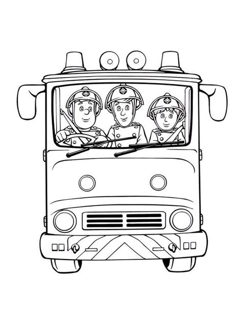 Free Fireman Sam Drawing To Download And Color Fireman Sam Kids