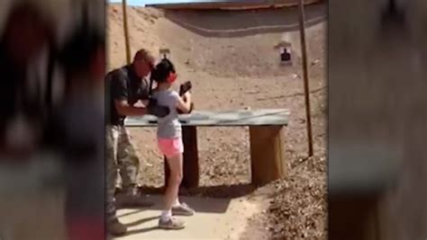 a 9 year old at a shooting range a spraying uzi and outrage the new york times