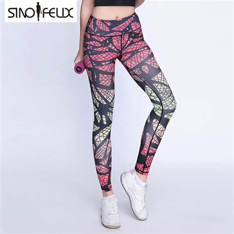 Buy Sino Felix Yoga Pants High Quality Sports Sexy Tall Waist Stretched Gym