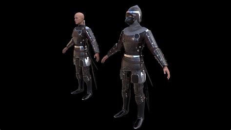 3d Model Tab Medieval Knight 1 Vr Ar Low Poly Rigged Cgtrader