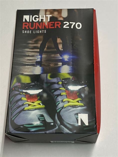 Night Runner 270 Led Shoe Lights Rechargeable 8hr Battery Waterproof