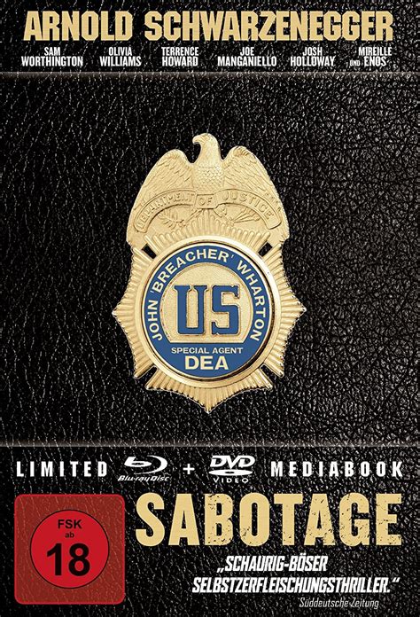 Sabotage Mediabook Blu Ray Limited Edition Amazon De