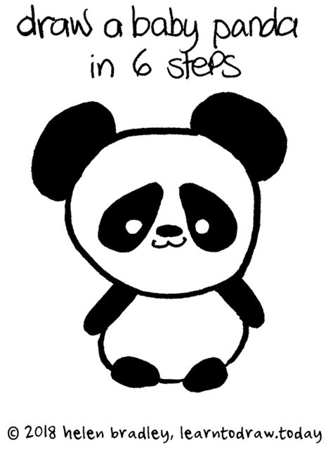Baby Kawaii Cute Panda Drawing Musingsofthemiddleschoolminds