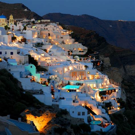 Amazing Santorini Greece World For Travel