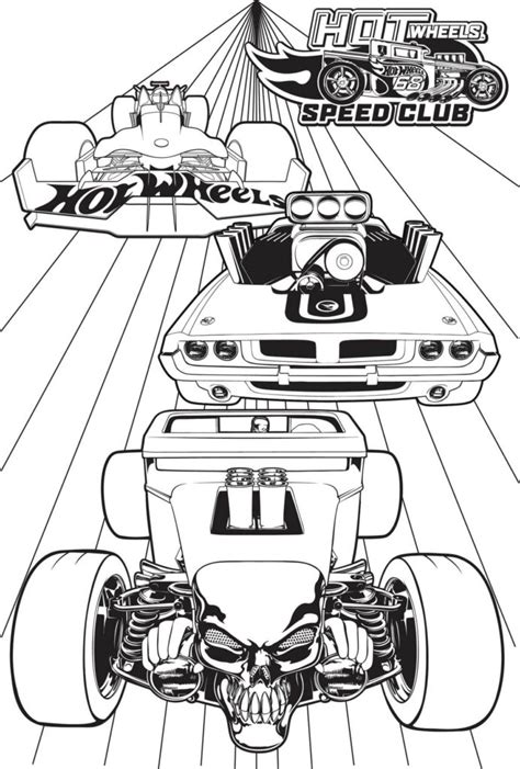 Dibujos De Hot Wheels Para Colorear — Wonder Daycom