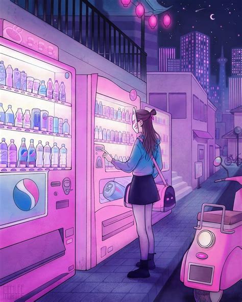 Purple Aesthetic Anime Wallpapers Top Free Purple Aesthetic Anime