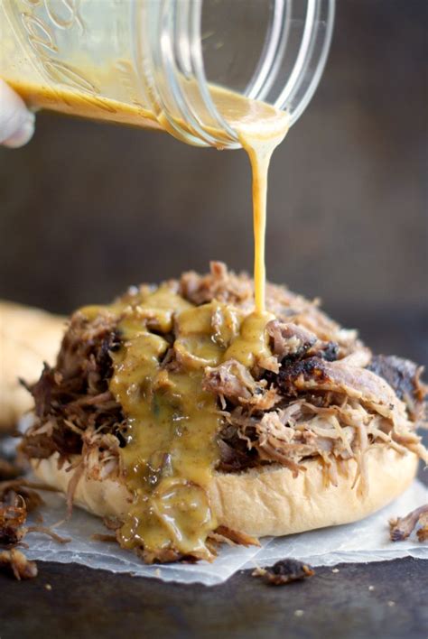 When smoking a pork shoulder the question of what kind of smoke makes for the best meat inevitably comes up. Oven Roasted Pulled Pork with Honey Mustard BBQ Sauce ...