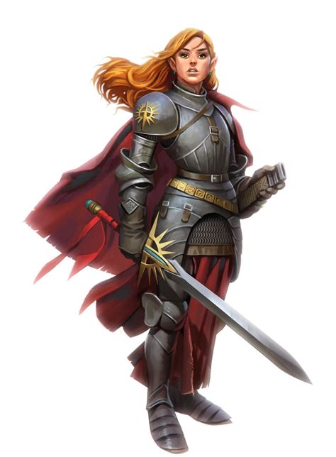 Female Paladin Armoredwomen Dungeons And Dragons Characters Dnd