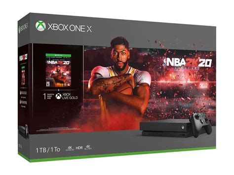 Microsoft Xbox One X Nba 2k20 Bundle 1tb Kinect Game Pad Supported