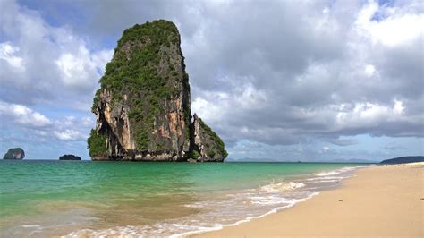 Thailand Railay Rai Leh Beach Panorama 4k Ultra Hd Youtube