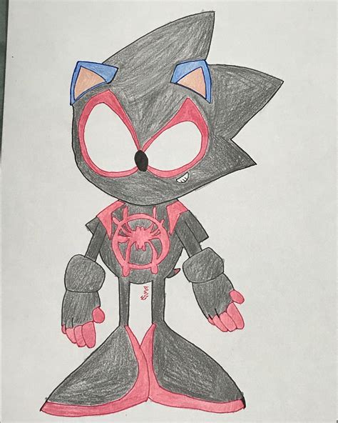 Classic Sonic Spiderman Art Sonic The Hedgehog Disney Characters