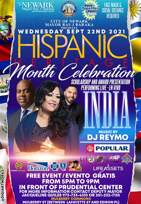 News Newark To Host Hispanic Heritage Month Events From September 15 Through October 15