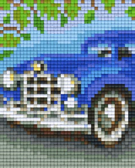 Vinage Car One 1 Baseplate Pixelhobby Mini Mosaic Art Kits Pixel