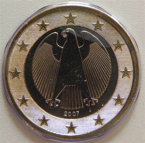 Germany 1 Euro Coin 2007 J Euro Coinstv The Online Eurocoins Catalogue