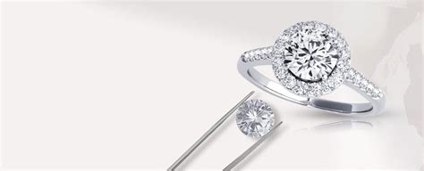 Halo Diamond Engagement Rings London Diamonds Hatton Garden