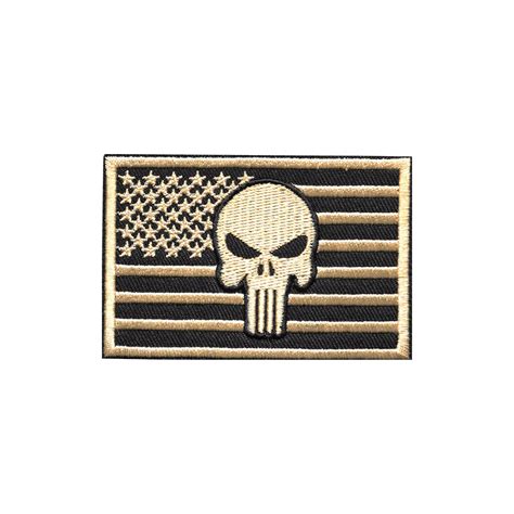 Punisher American Flag | American flag patch, American flag, Flag patches