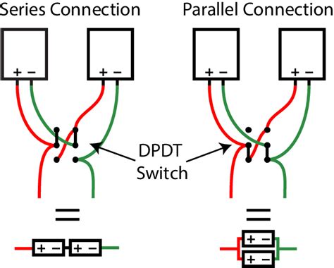 A Wiring Diagram For A Double Pole Double Throw Dpdt Switch That