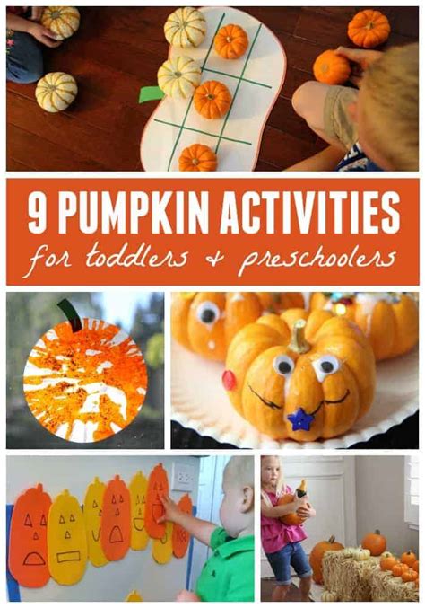 9 Pumpkin Activities For Toddlers And Preschoolers Toddler Approved