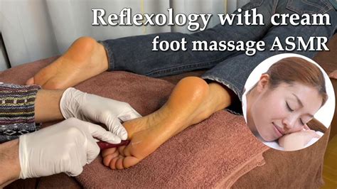 foot reflexology massage asmr for sleep induction youtube