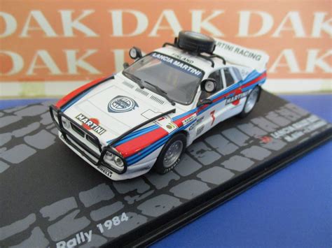 Die Cast 143 Modellino Auto Lancia 037 Rally Safari 1984 Malen Dak