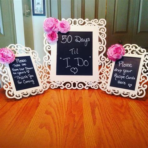 Chalkboard Sign Bridal Shower Diy Bridal Shower Decorations Bridal