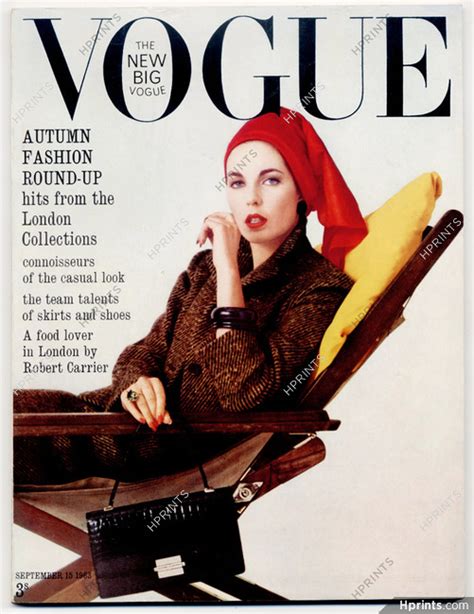 Uk Vogue British Magazine 1963 September 15th The London