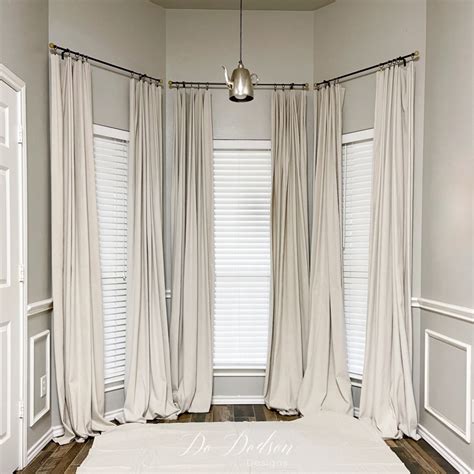 Easy Diy Drop Cloth Curtains No Sew Method Tutorial Do Dodson Designs