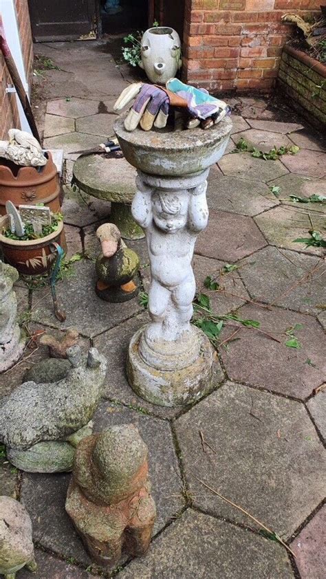 Selection Of Stone Garden Ornaments For Sale In Sandwell West