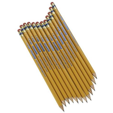 41209 The Write Dudes Premium No 2 Wooden Barrel Pencils 2 Hb Pencil Grade 2 Mm Lead Size