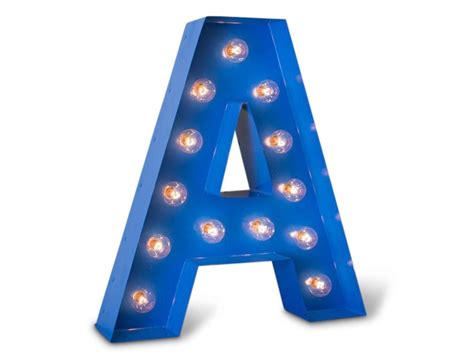 18 Marquee Letters Light Up Letter Marquee Letter A B C D E F G H I J K L N O P Q R S T U V