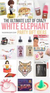 If your holidays include a white elephant gift exchange, here are ideas that are funny, clever, useful, and totally stealable. The Ultimate List Of White Elephant Gift Ideas