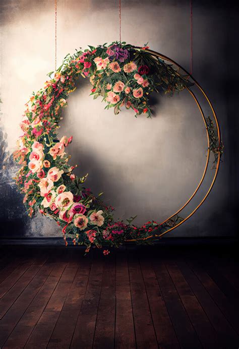 Floral Ring Abstract Maternity Photography Backdrop M5 64 Dbackdrop