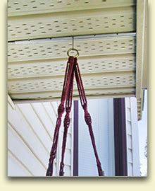 How to make a hanging planter with rope and a bit of ribbon. Soffit Hanger | Outdoor Plant Hanger Hook Holder | Outdoor ...