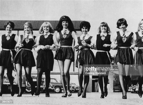 A Group Of Actresses Dressed In School Girl Uniforms For A St News Photo Getty Images