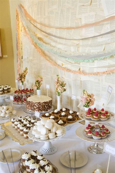 Picture Of Stylish Wedding Dessert Table Decor Ideas