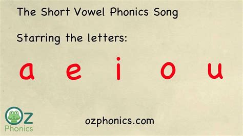 Phonics Song Aeiou Short Vowels A Phonics Song Like No Other Youtube