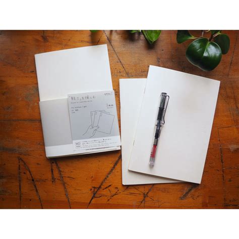 Midori Md Notebook Light A5 Lined 3pcs Pack Wonder Pens